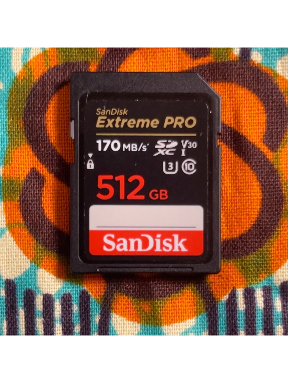 SanDisk Extreme Pro 512GB SDXC UHS-I/U3 V30 Memory Card